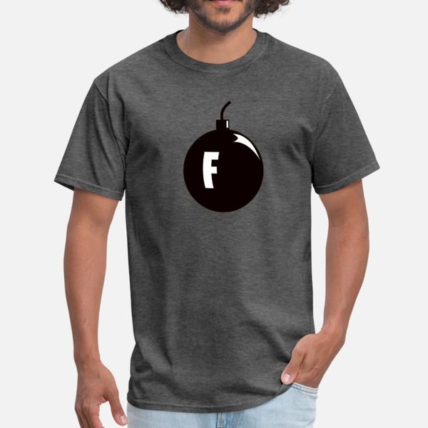 

f bomb tee t shirt men knitted tee shirt s-3xl homme anti-wrinkle funny summer style pattern shirt