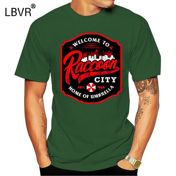 

summer raccoon city men t-shirt women cotton t shirt short sleeve funny printed tshirts
