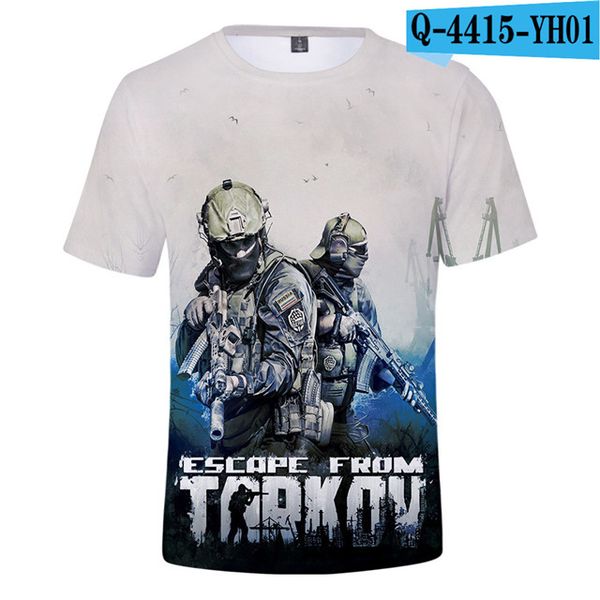 

escape from tarkov game new boy summer anime 3d print shirts graphic kawaii kawaii men clothing