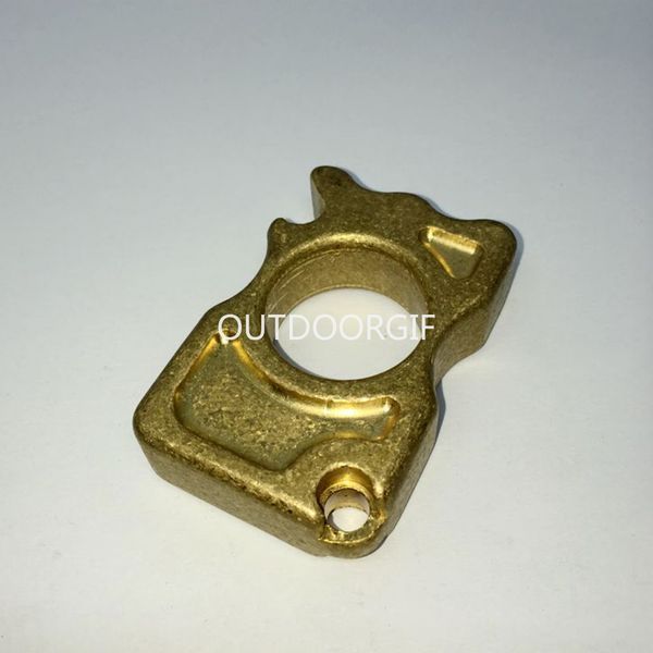 

edc brass knuckles key chain ring tactical outdoor self-defense survival tool dh#4 family & car camping travel multisport stonewash