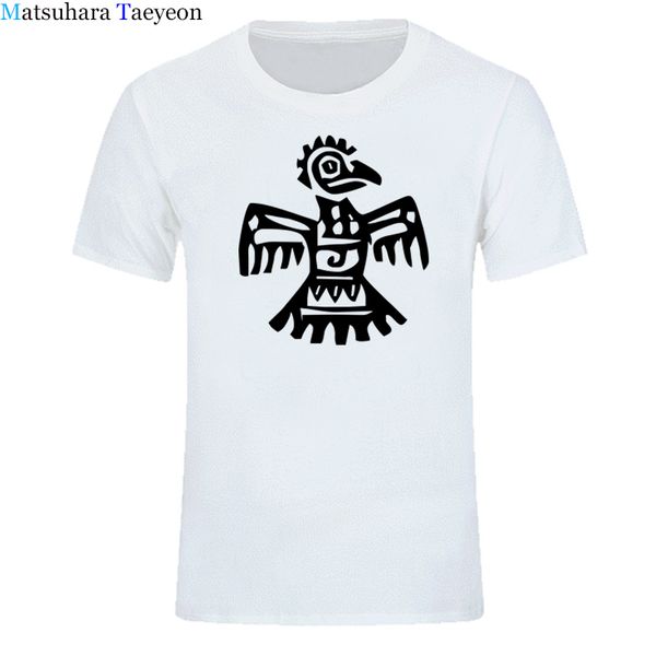 

t shirt men brand clothing summer cartoon aztec parrot 100% cotton solid t-shirt mens casual tshirt male short sleeve plus size