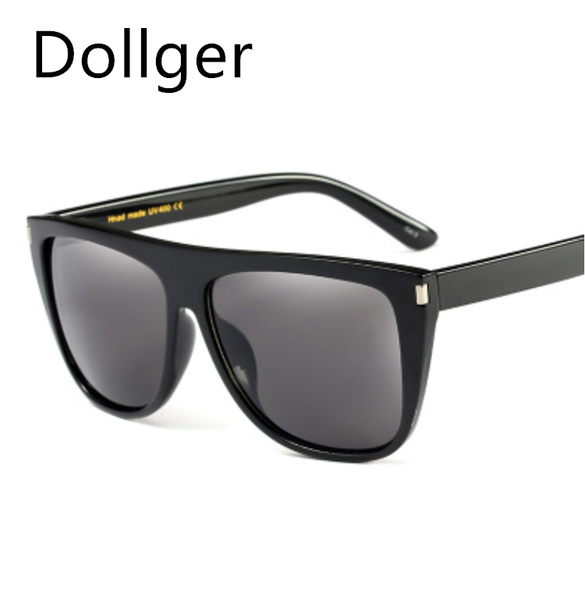 

new european and american fashion box big frame sunglasses blackout sunglasses s1767, White;black