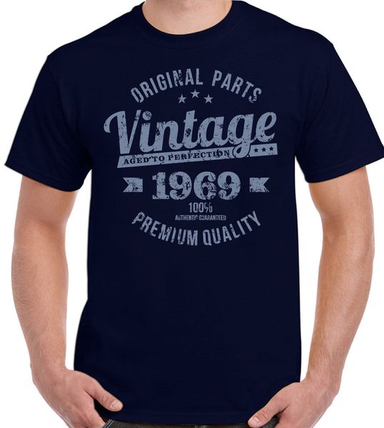 

summer cool funny t-shirt vintage year 1969 - premium quality - mens 49th distressed birthday t-shirt s summer
