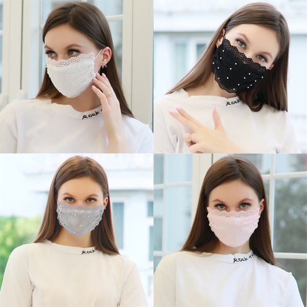 

ciffon mout masks floral printed flowers masks women summer sport doule wased mesed fa mask dustproof#532, Black