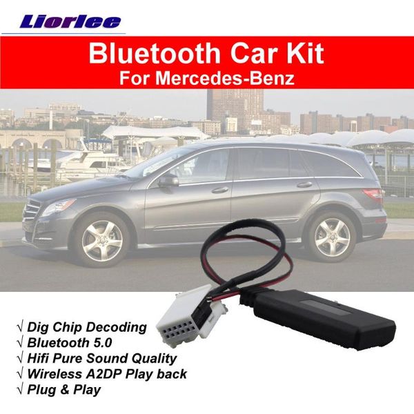 

bluetooth car kit for a/b/c/r/s electronic accessories bt music 12 pins aux interface wireless a2dp adapter cable