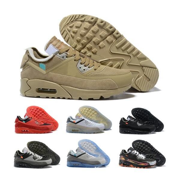 

90 90s mens running shoes sneakers desert ore grey red airmaxs cushion off sport women 2021 new arrival fashion classic tenis trainer shoes