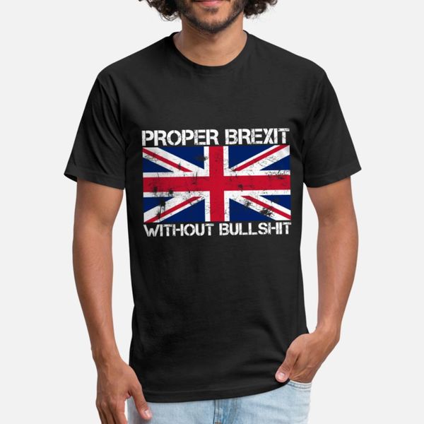 

proper brexit flag great britain t shirt men designs tee shirt euro size s-3xl fitness comfortable summer leisure shirt