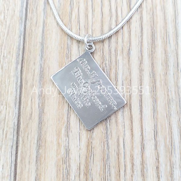 Andy Jewel Autentici pendenti di gioielli in argento sterling 925 Sterling Hogwarts Accettazione Lettera Slider Charm Adatto al regalo in stile orso europeo WB0017