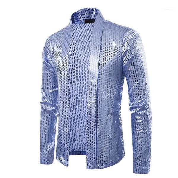 

cardigan mens knits long sleeve lapel neck sequins mens sweaters solid color fashion loose male, White;black