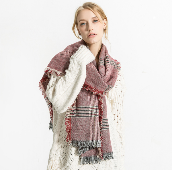 

scarves 195*80cm cashmere imitation shawl scarf autumn winter men foulard square hijab ladies wrap muffler pareo female, Blue;gray