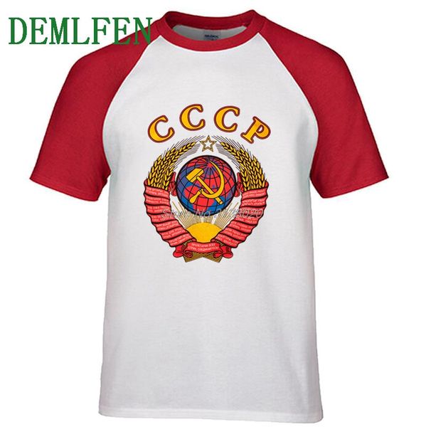 

summer raglan sleeve moscow russia tees cccp t shirts men ussr soviet union man cotton o neck t-shirt brand clothing