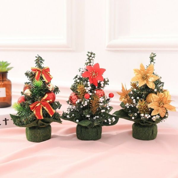 

mini christmas tree festival home party ornaments xmas desk table decor gift