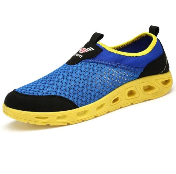 

summer sports shoes breathable mesh shoes mesh panel lazy men's, Black