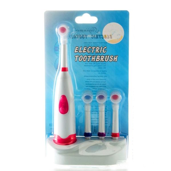 

electric toothbrush waterproof rotation three soft bristle toothbrush heads common for children and adults items
