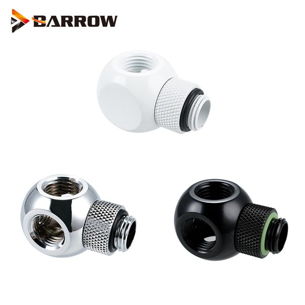 

barrow g1/4" black silver white, 5 way tube spliter, water cooling building fttings,5 ways cubic with 360 rotary,tx5t-a01