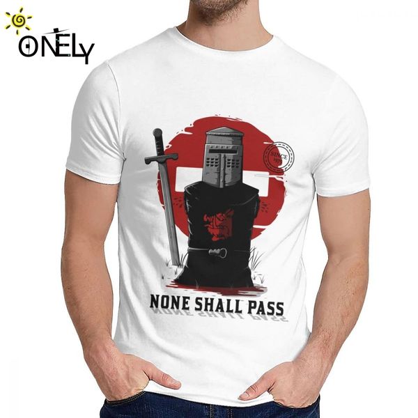 

men t shirt  shall pass monty python holy grail dark knight soft graphic round neck vintage t shirt