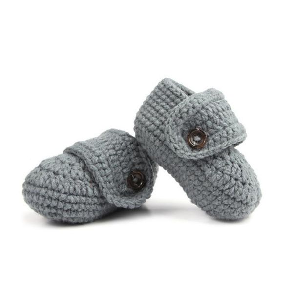 

dhl 100pair crib crochet casual baby handmade knit woolen sock infant shoes baby shoes first walkers