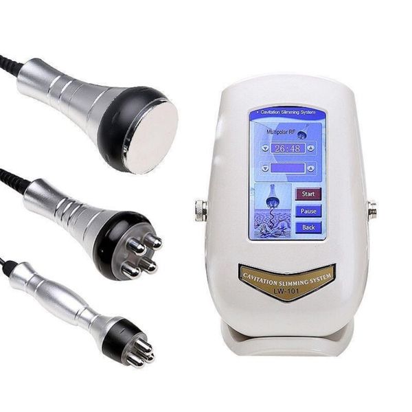 

portable slim equipment 3 in 1 vacuum ultrasonic cavitation radio frequency rf body slimming machine spa for salon use
