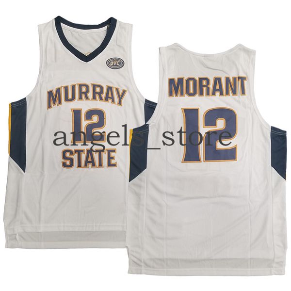 

ja 12 morant basketball jersey stephen 30 curry ncaa kawhi dwyane 3 wade 2 leonard university lebron 23 james 11 irving david 50 robinson, Black