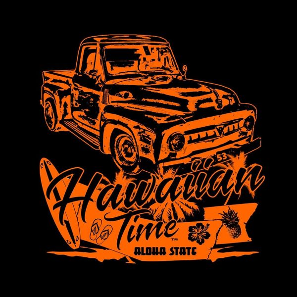

hawaiian time classic 1953 truck design item# ht53fordtrkcv