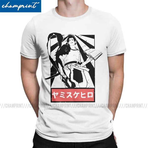 

yami sukehiro black clover aesthetics t shirts for men pure cotton funny t-shirt crew neck tees short sleeve clothes gift idea