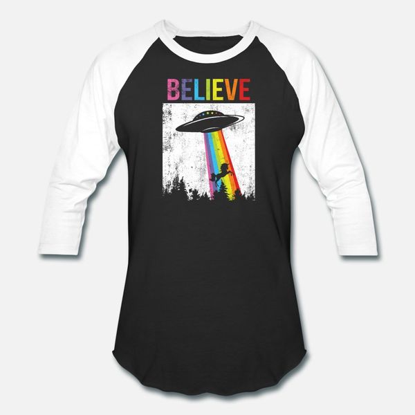

believe alien abducting unicorn t shirt men printed 100% cotton euro size s-3xl letter crazy building spring autumn vintage shirt