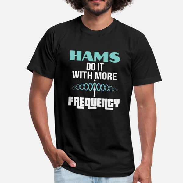 

funny frequency ham radio operator amateur men t shirt men custom tee shirt round neck basic solid cute new fashion spring autumn shirt