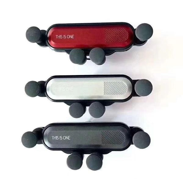 

cgjxs new gravity mini car phone holder air vent mount 360 rotation car mobile holder stand bracelet for iphone for samsung