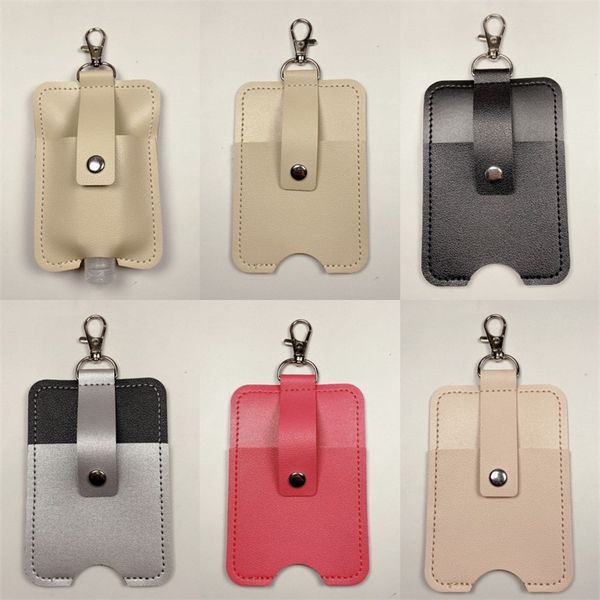 

portable sleeves holster empty fashion cover button hand sanitizer holder keychains pendant small storage bags perfume bottle 5 21cc c2