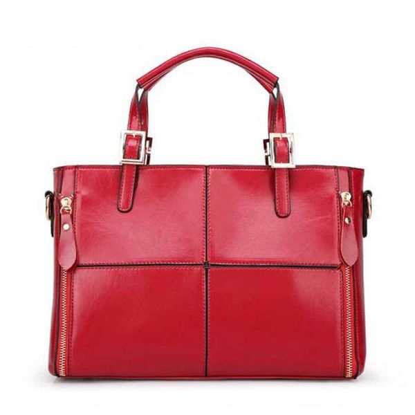 

new fashion women handbag women leather shoulder bag patchwork handbags brown plaid messenger bag tote bags bolsos mujer free