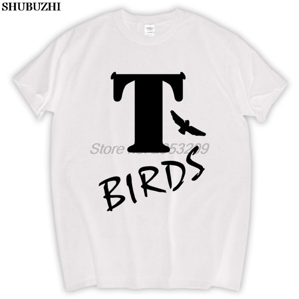 

t birds grease novelty mens tshirt film musical fancy dress 1970's danny zuko