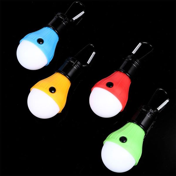 

portable lanterns 3led tent hanging lamp 3 modes outdoor carabiner bulb light emergency lantern hiking energy saving