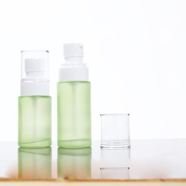 

storage bottles & jars refillable mini spray bottle 20ml glass with lotion pump essence perfume vials travel tool