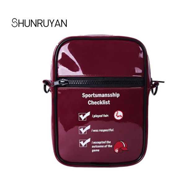 

shunruyan 2020 new design women's small flap bag pu messenger bag zipper dress small shoulder crossbody