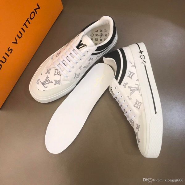 

2020 fashion men's casual sneakers, fashion print classic, comfortable wild casual shoesad, Red;white