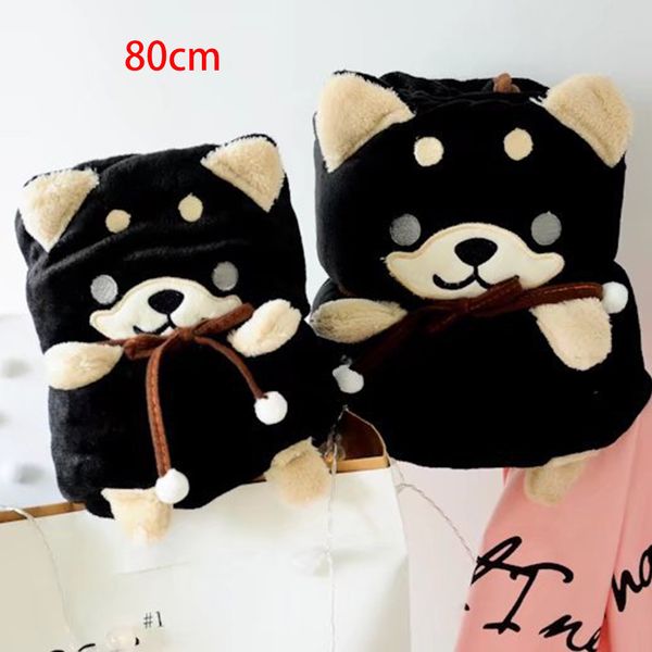 

сиба-ину одеяло кондиционер теплый мультфильм soft cute home фланель