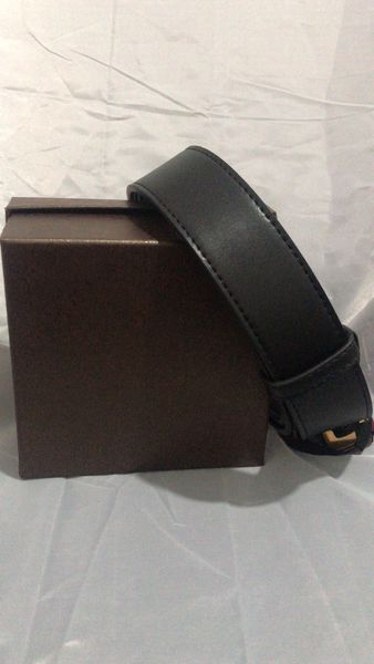 

fashion male belt genuine leather men belts smooth buckle female belts for women hip belt jeans with box005, Black;brown