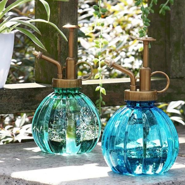

1pc colorful vintage pumpkin shape plant flower sprinkler water spray bottle garden tool watering irrigation water
