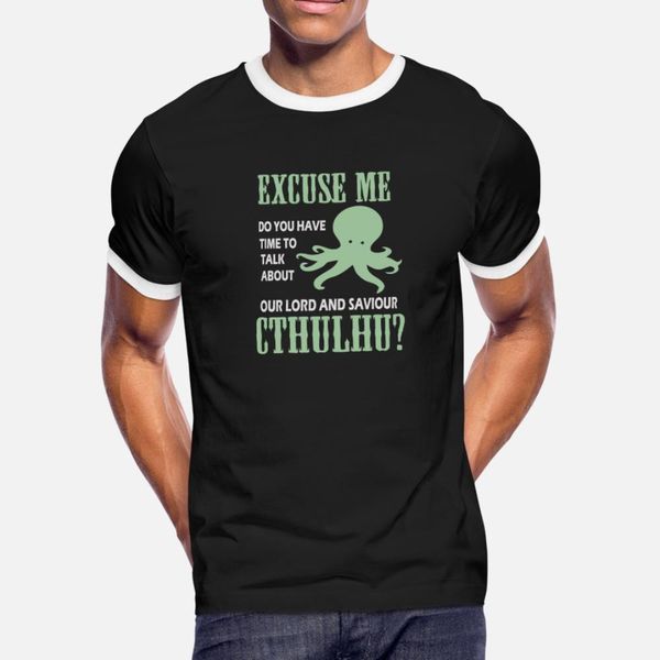 

our lord and saviour cthulhu t shirt men designing short sleeve euro size s-3xl normal gift funny casual summer family shirt