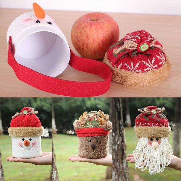

santa claus christmas candy bag elf elk pants treat pocket home party gift decor