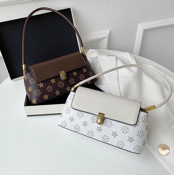 

senior women handbags lady fashion shoulder bags new style underarm bag flowers totes bag