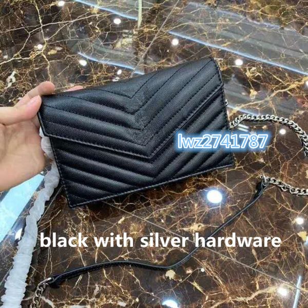 

fashion handbag flap crossbody genuine bag caviar bag for shoulder leather fashion style selling women women without box ippks, Red;black