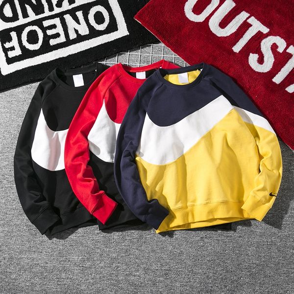 

spring and autumn new 2020 and wo students large size round neck men's youth sweatersweater sweater fashion casual men's qwtp0 qwt, Black