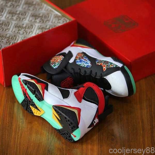 

with box new 7 7s womens mens basketball shoes chinese dragon black red white jumpman designer sports sneakers trainers outdoor zapatos