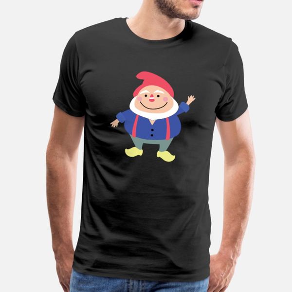 

gnome t shirt men knitted tee shirt round neck trend anti-wrinkle comical summer vintage shirt