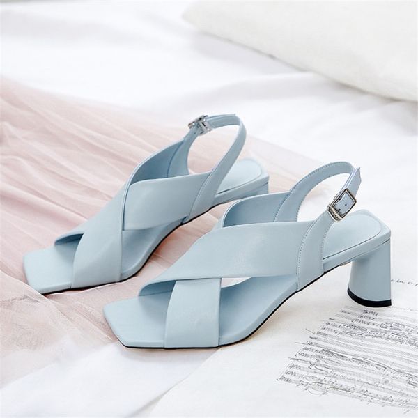 

2020 женская обувь лето новый небольшой высокий каблук сандалии тапочки женские тапочки плоские ботинки высокой пятки сандалии одного 5.8cm, Black