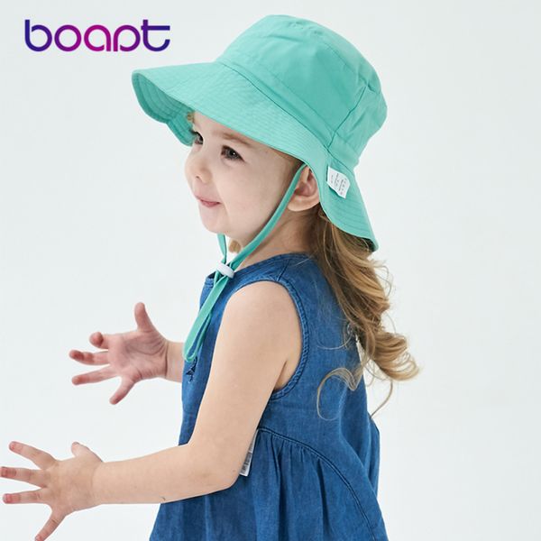 

16 цветов летние детские для девочек для мальчиков детский bucket hat весна осень travel beach school cap вс панама с ветрозащитный rope ap7, Blue;gray