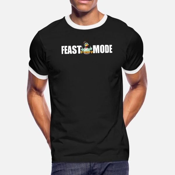

feast mode turke thanksgiving t shirt men design cotton plus size 3xl solid color anti-wrinkle new style spring formal shirt
