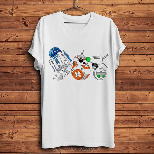 

bb8 droid dance party funny t-shirt men new white casual cotton tshirt cool hipster streetwear t shirt tees
