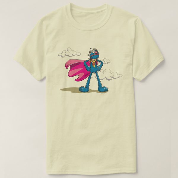 

2019 отпечатано мужчины футболка с коротким рукавом хлопок супер гровер t-shirt женщины тенниска